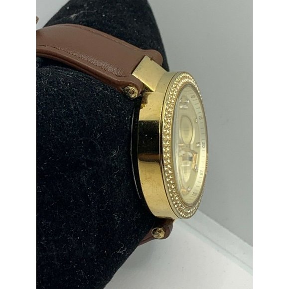 Michael Kors MK5354 Women\'s Brown Leather Analog G main image 11